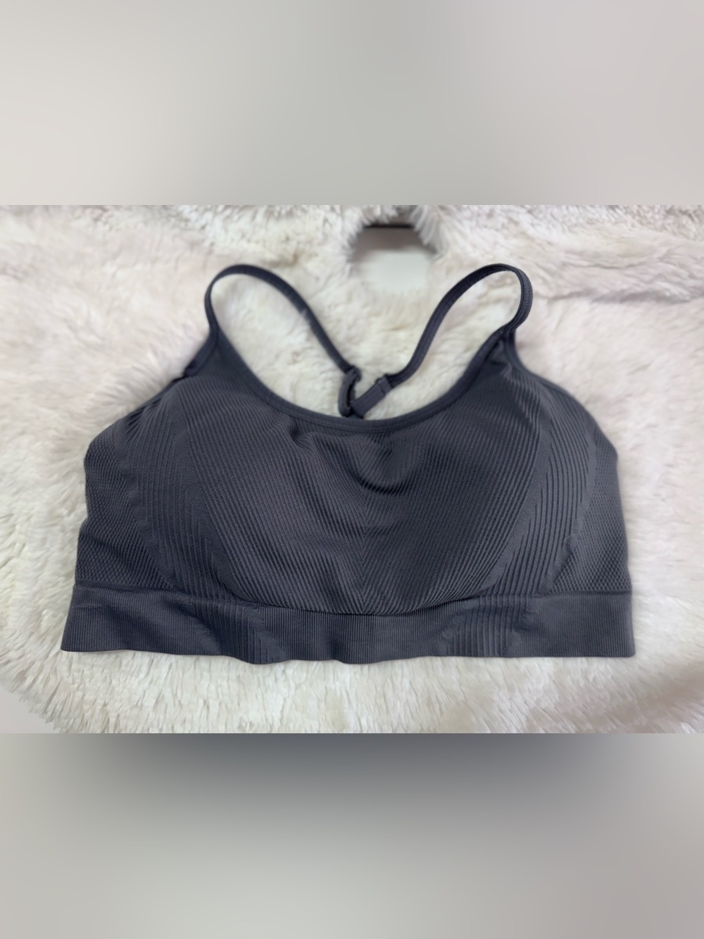 Avia Women's Low Support Seamless Textured Cami Sports Bra